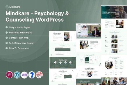 Mindkare – Psychology & Counseling WordPress