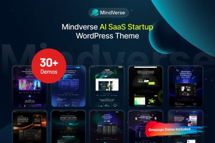 Mindverse – SaaS & AI Startup WordPress Theme