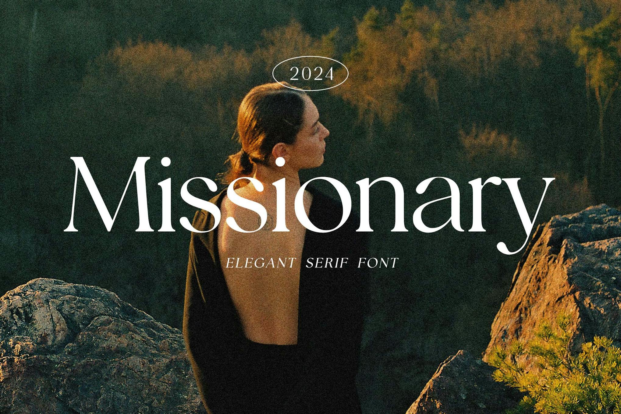 Missionary Elegant Serif Family Font