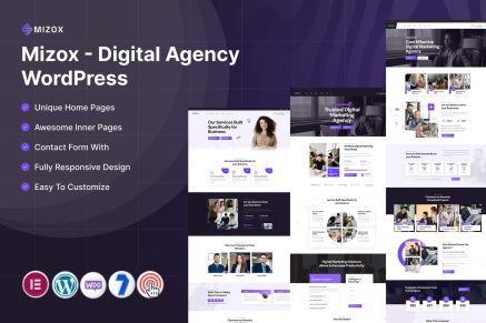 Mizox – Digital Agency WordPress