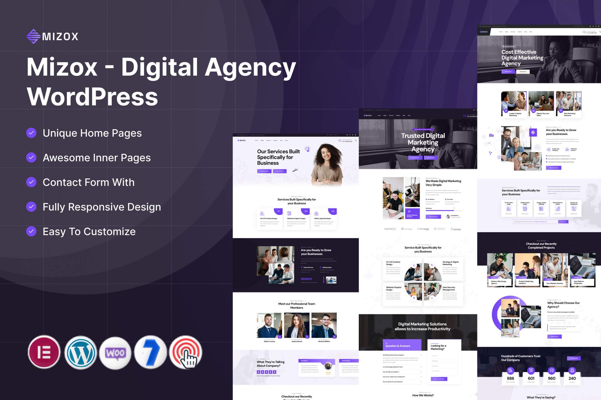 Mizox – Digital Agency WordPress