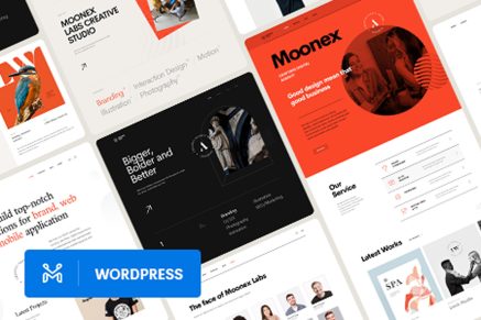 Moonex – Agency & Portfolio WordPress Theme