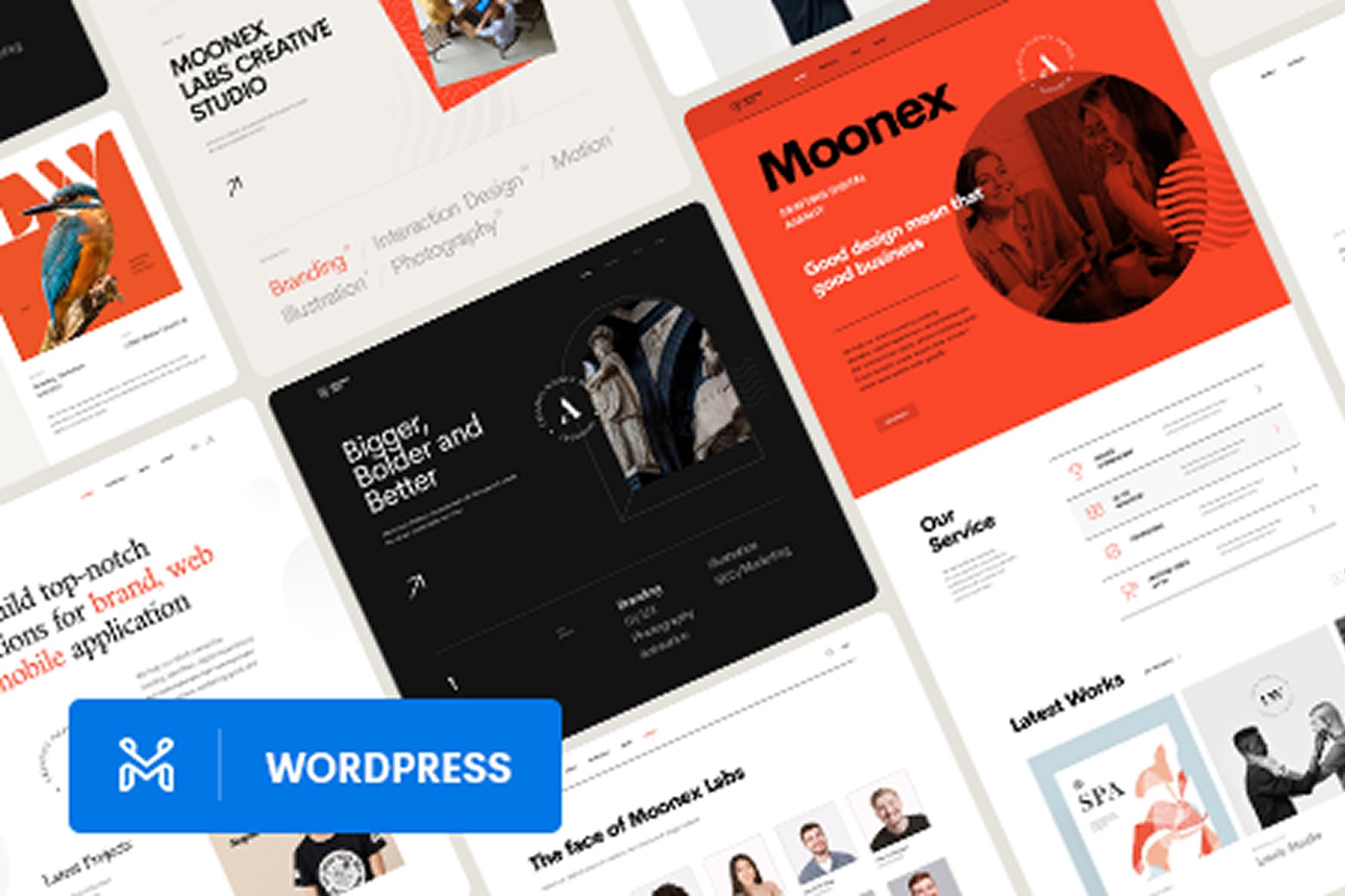 Moonex – Agency & Portfolio WordPress Theme