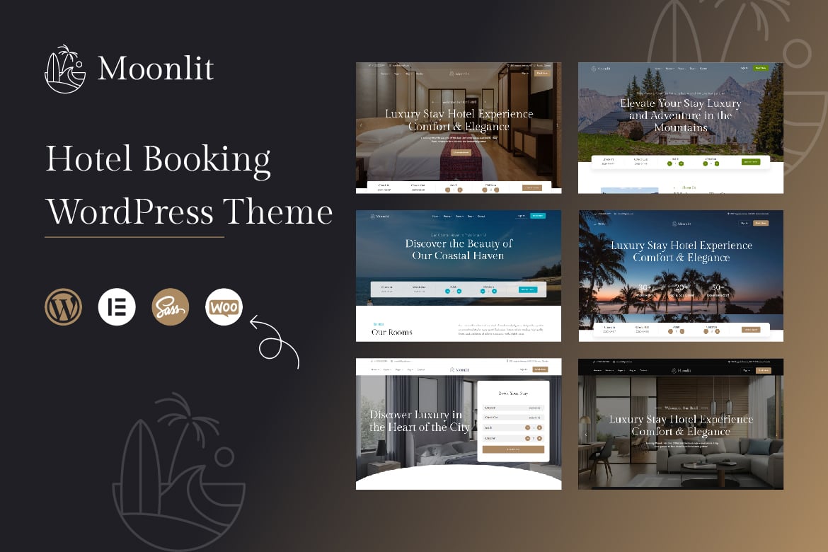 Moonlit – Hotel Booking WordPress Theme