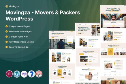 Movingza – Movers & Packers WordPress