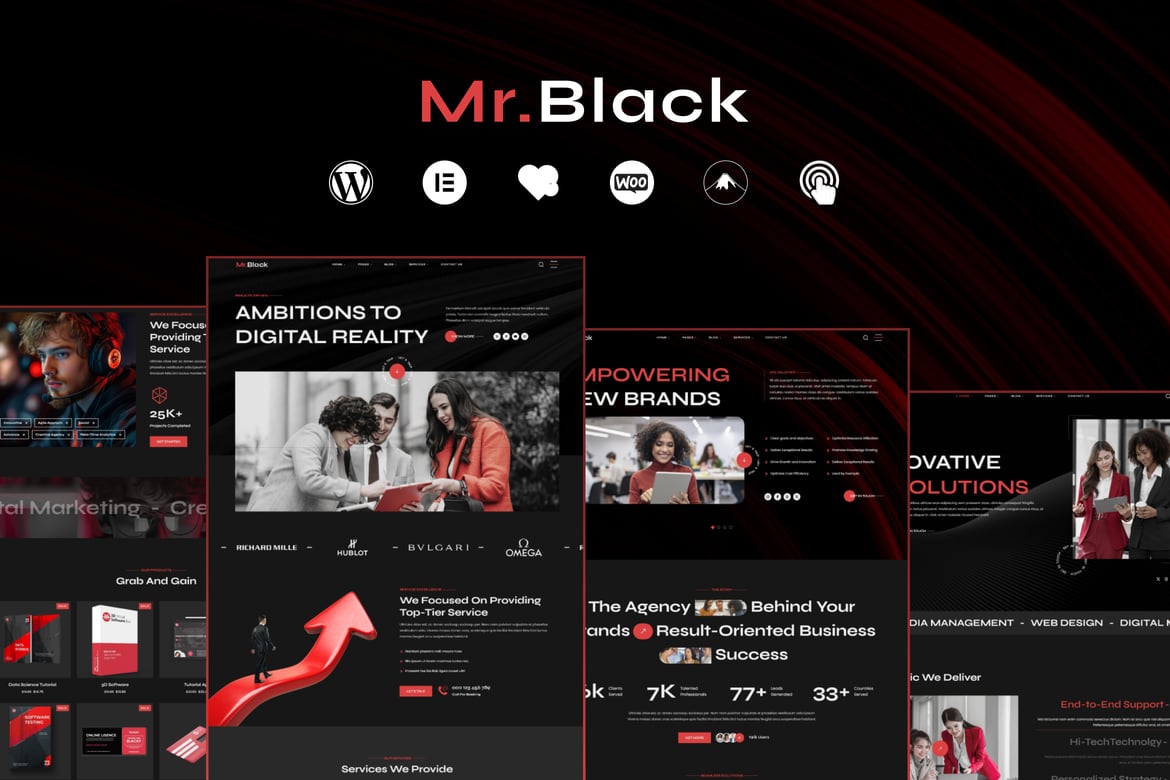 Mr.Black – Business Agency WordPress Theme