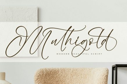 Muthigold Modern Script