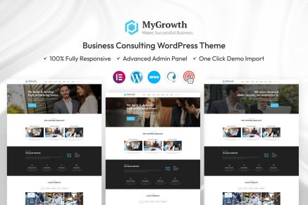 My Growth – Business Consulting WordPress Theme