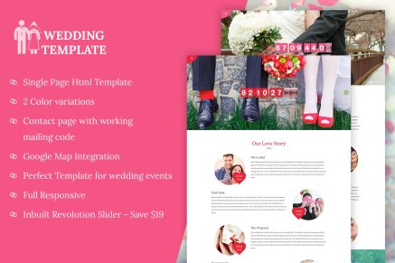 My Wedding – Wedding Invitation Template