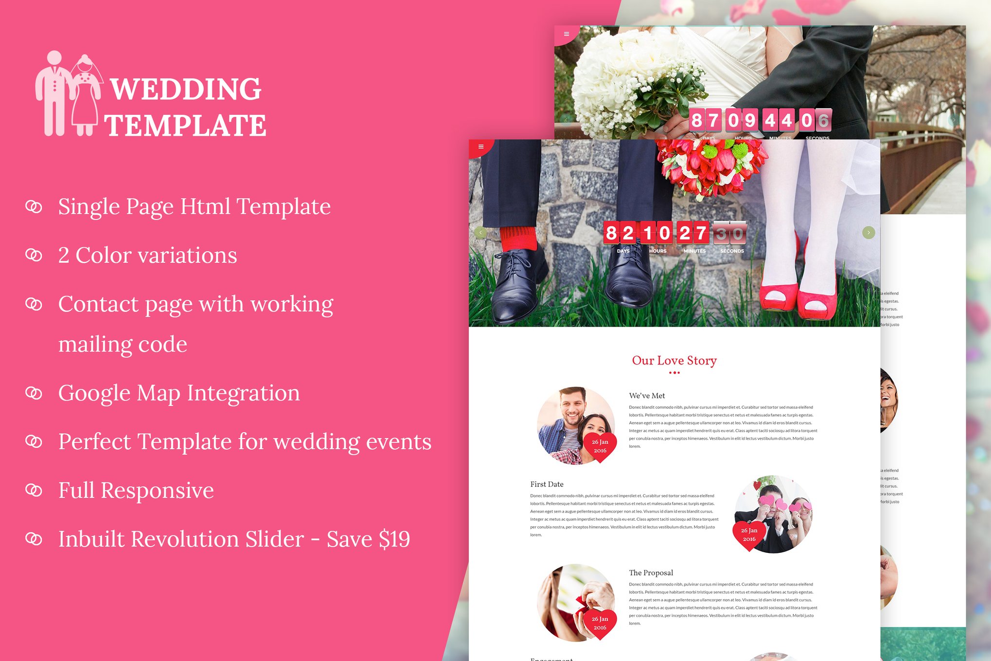 My Wedding – Wedding Invitation Template