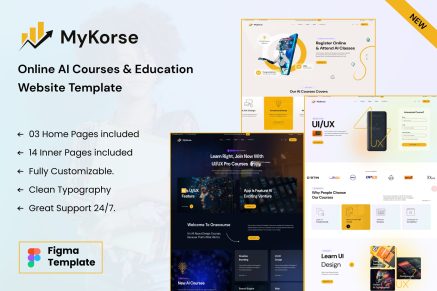 MyKorse – Online Eductaion & LMS WordPress Theme