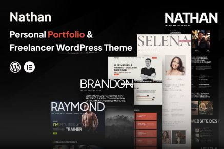 Nathan – Personal Portfolio WordPress Theme