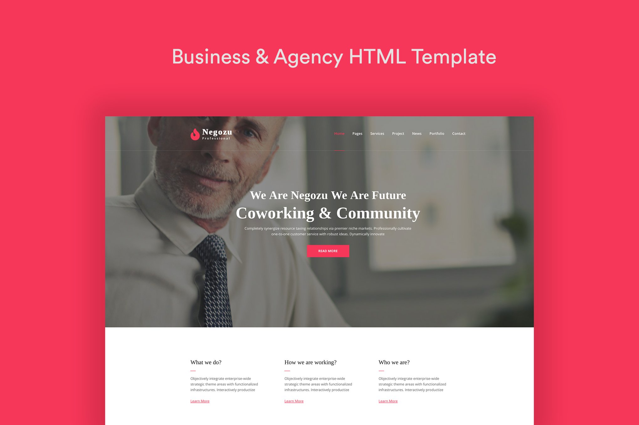 Negozu – Business and Consulting Services HTML Tem