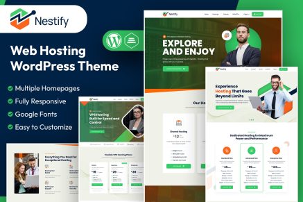 Nestify | Web Hosting WHMCS & WordPress Theme