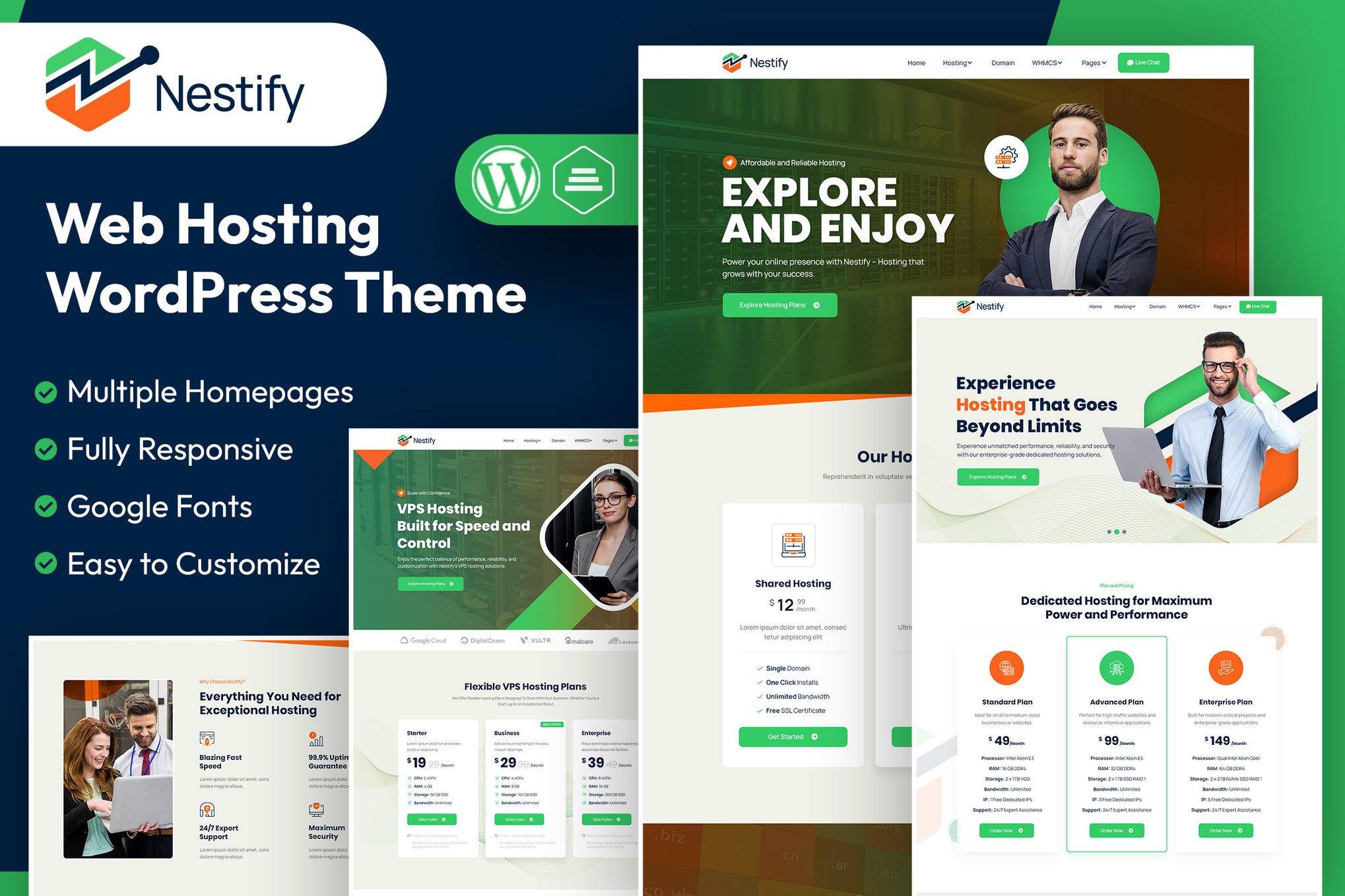 Nestify | Web Hosting WHMCS & WordPress Theme