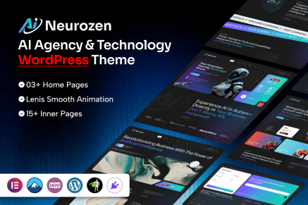 Neurozen | AI Agency & Technology WordPress Theme