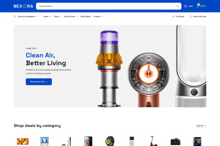 Nexora Shop – Multibrand WooCommerce Theme