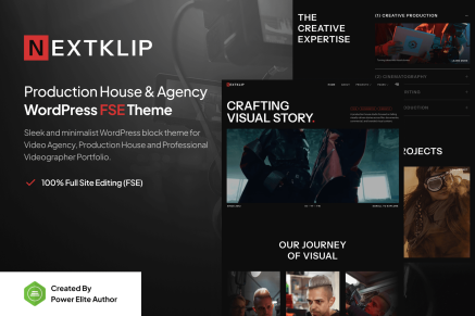 Nextklip – Video Production Agency WordPress Theme