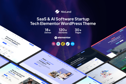 Nioland – SaaS & Ai Startup Tech WordPress Theme