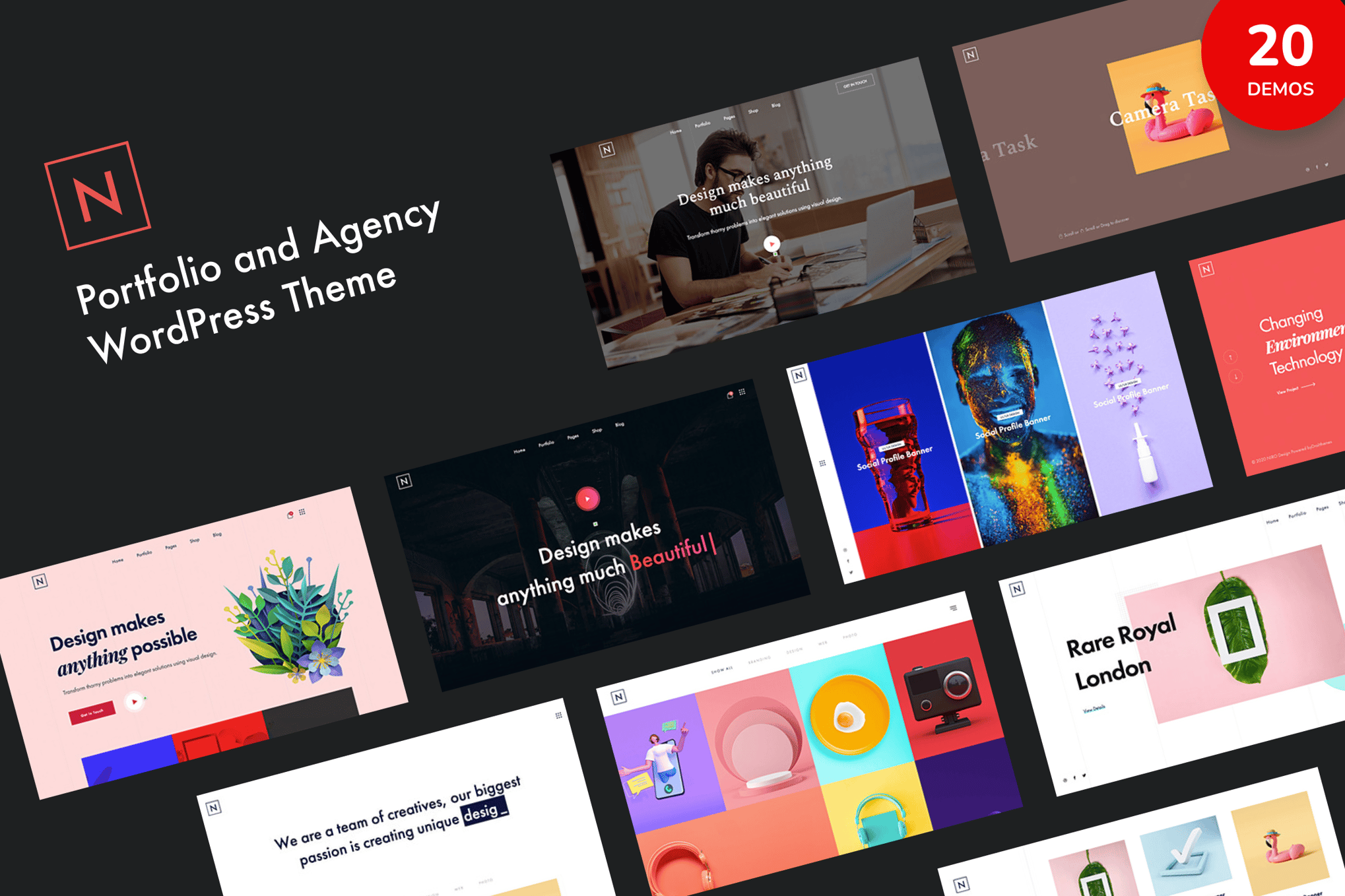 Niro – Creative Agency & Portfolio WordPress Theme
