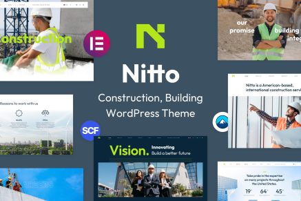 Nitto – Building, Construction WordPress Theme