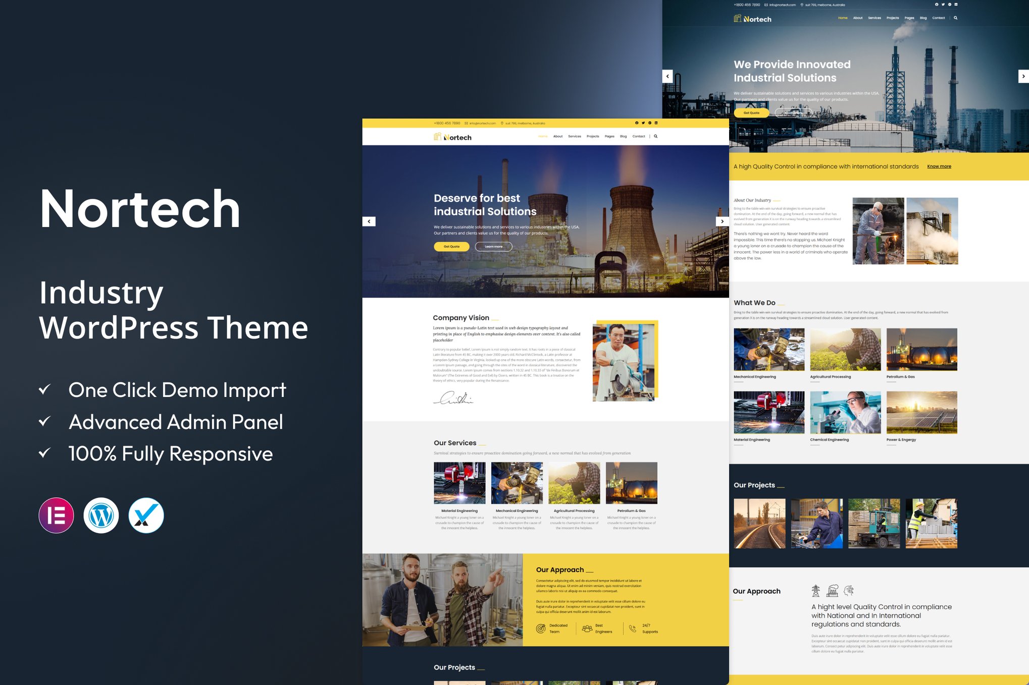 Nortech – Industry WordPress Theme