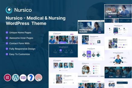 Nursico – Medical & Nursing WordPress Theme