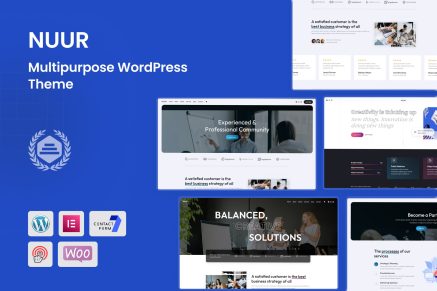 Nuur – Multipurpose Creative WordPress Theme