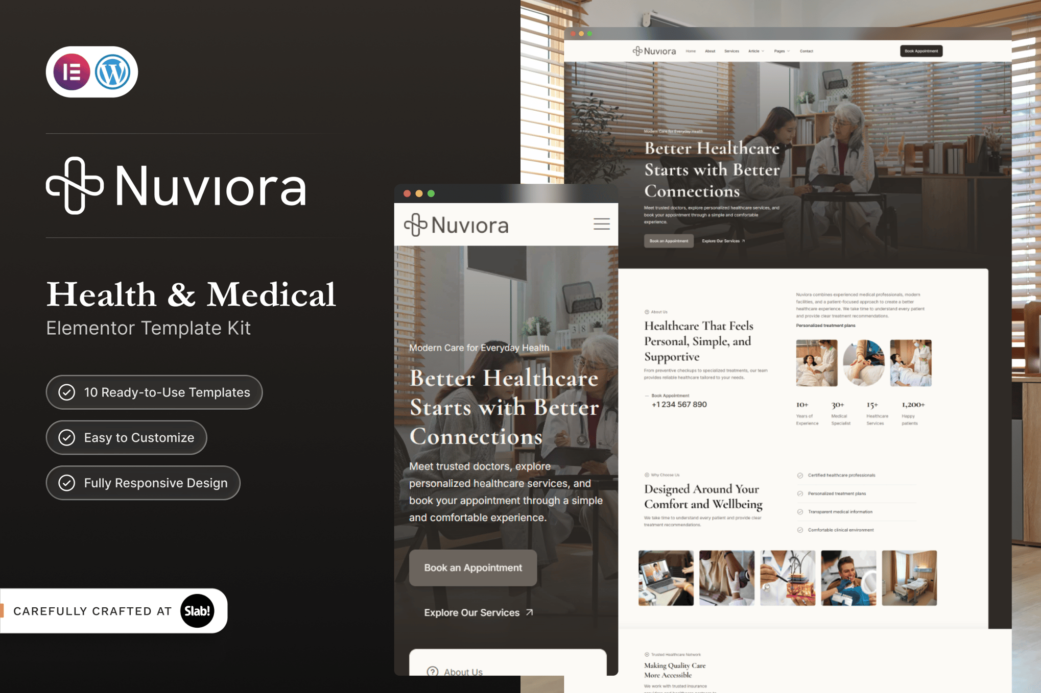 Nuviora – Health & Medical Elementor Template Kit