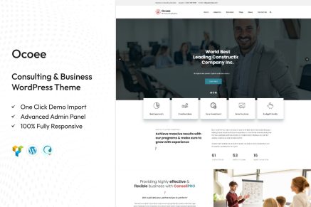 Ocoee – Consulting & Business WordPress Theme