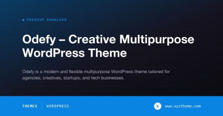 Odefy – Creative Multipurpose WordPress Theme