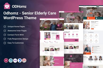 Odhomz – Elderly WordPress Theme