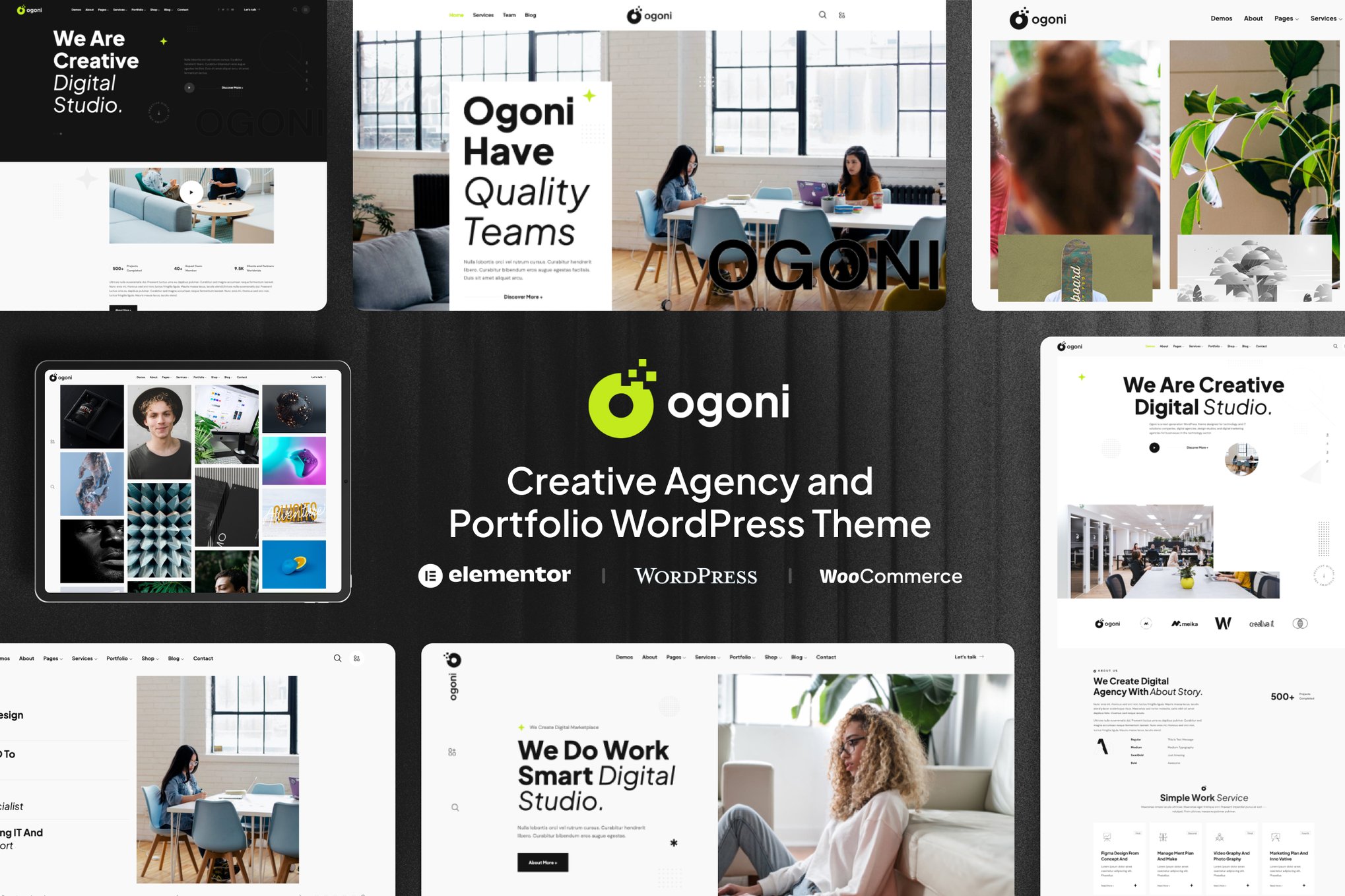 Ogoni – Creative Agency & Portfolio WP Theme