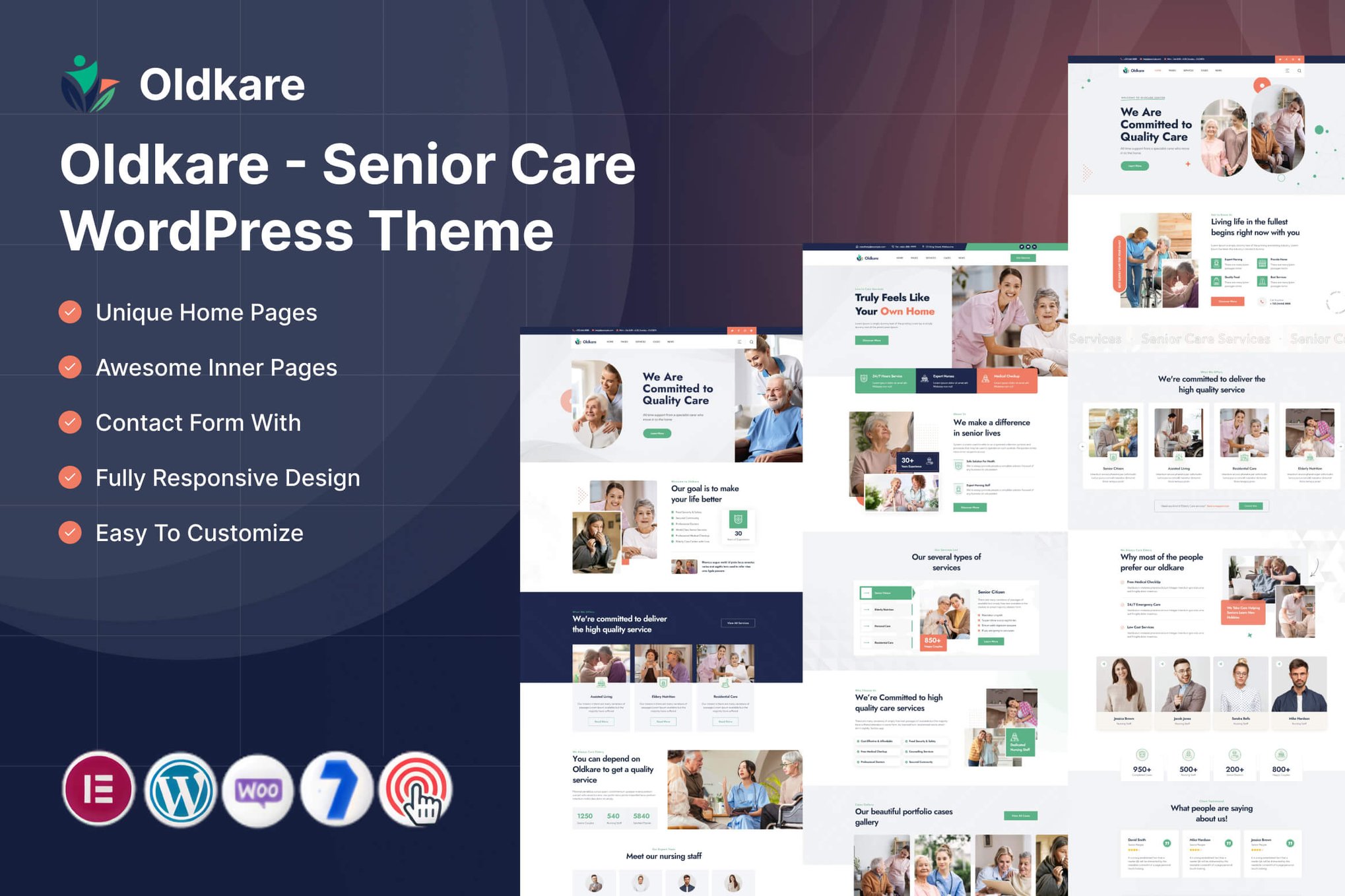 Oldkare – Senior Care WordPress Theme