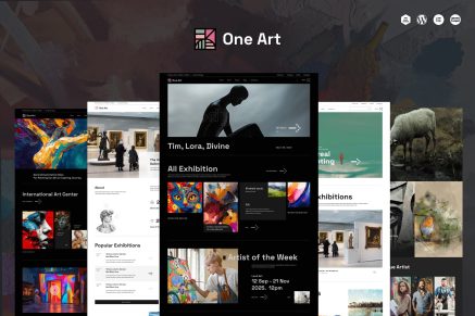 One Art – Portfolio & Artist WordPress Theme
