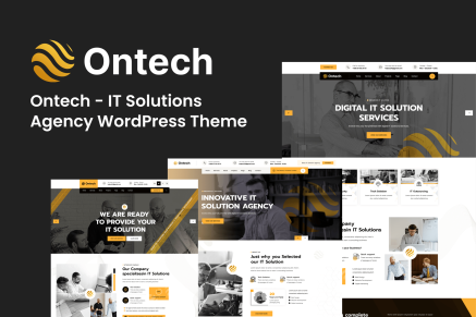 Ontech – IT Solutions Agency WordPress Theme