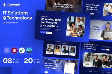 Optech – IT Solutions and Services WordPress Theme