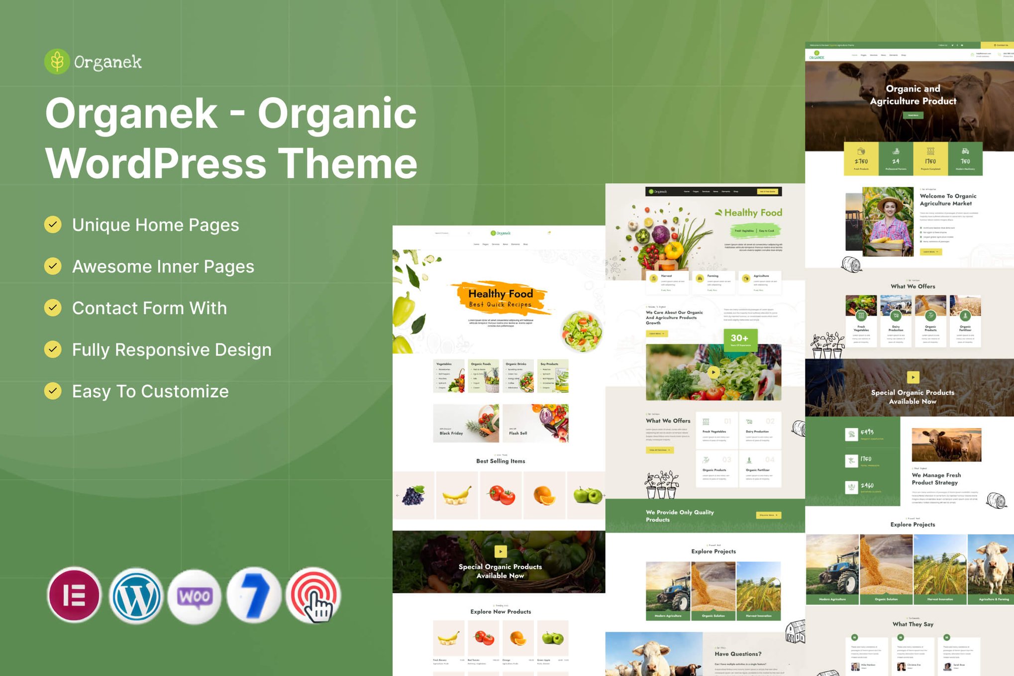 Organek – Organic WordPress Theme