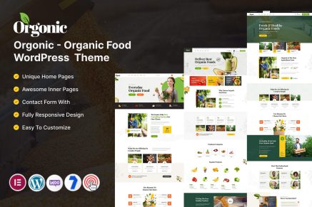 Orgonic – Organic Food WordPress