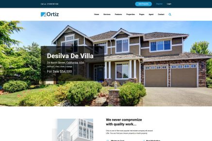 Ortiz – Real Estate HTML5 Template