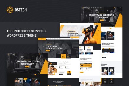 Ostech – Technology IT Services WordPress Theme