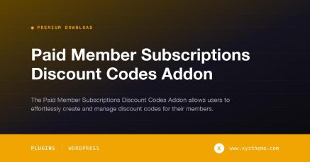 Paid Member Subscriptions Discount Codes Addon