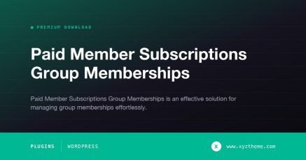 Paid Member Subscriptions Group Memberships