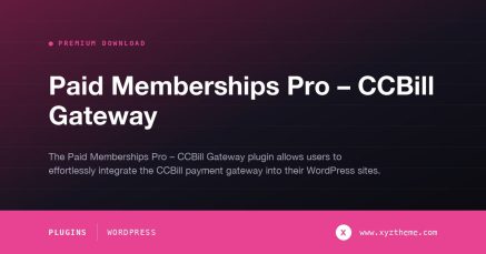 Paid Memberships Pro – CCBill Gateway