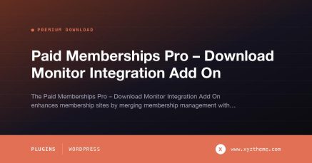 Paid Memberships Pro – Download Monitor Integration Add On