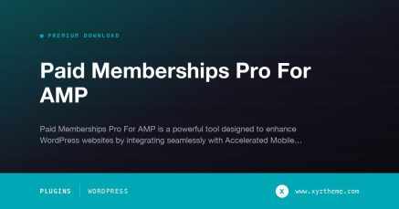 Paid Memberships Pro For AMP