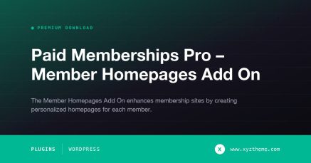 Paid Memberships Pro – Member Homepages Add On