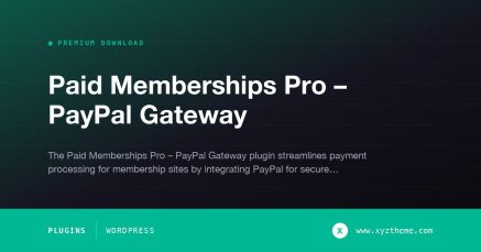 Paid Memberships Pro – PayPal Gateway