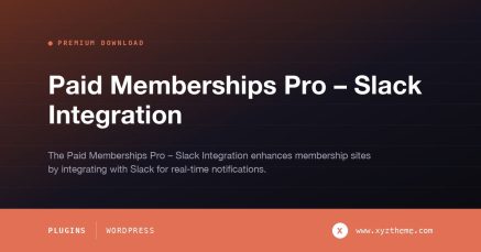 Paid Memberships Pro – Slack Integration