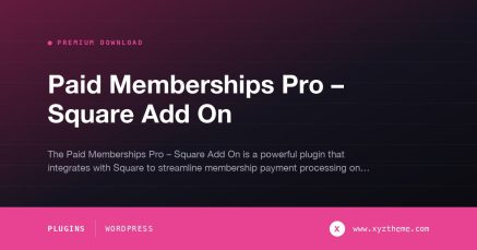 Paid Memberships Pro – Square Add On